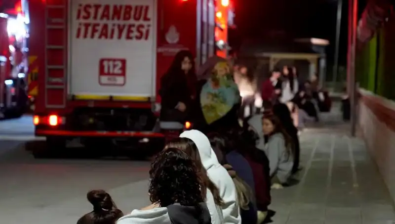 2500 Kişilik Kız Öğrenci Yurdunda Yangın: Panic ve Mücadele Anları