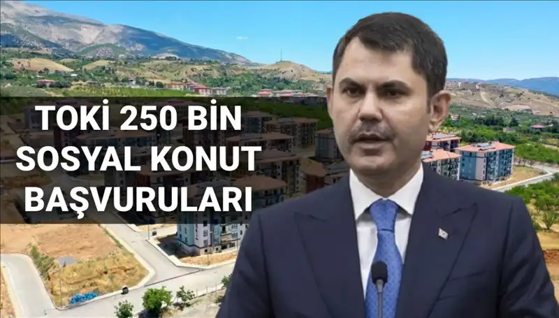 2025’te TOKİ’den 250 Bin Sosyal Konut: Başvuru Tarihleri Açıklandı!