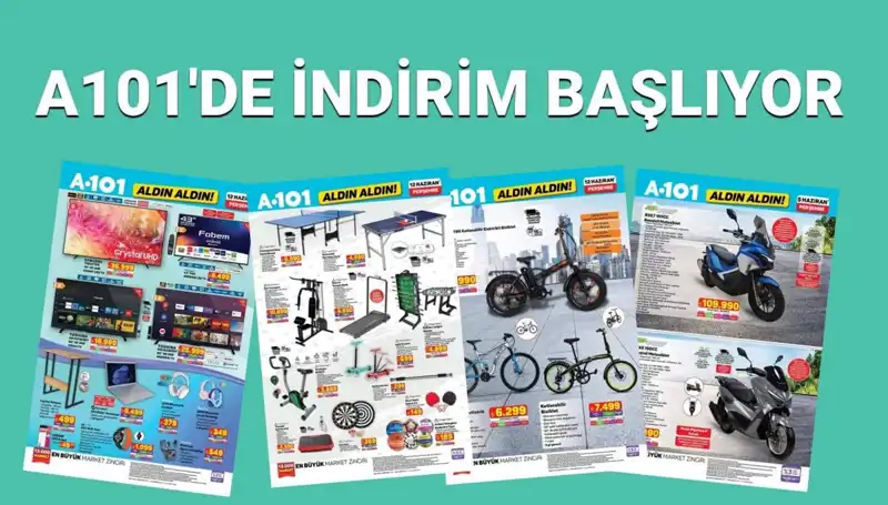 A101 Market 12 Haziran Aktüel Kataloğu: Spor Ekipmanları ve Teknoloji Ürünleri Sizleri Bekliyor!