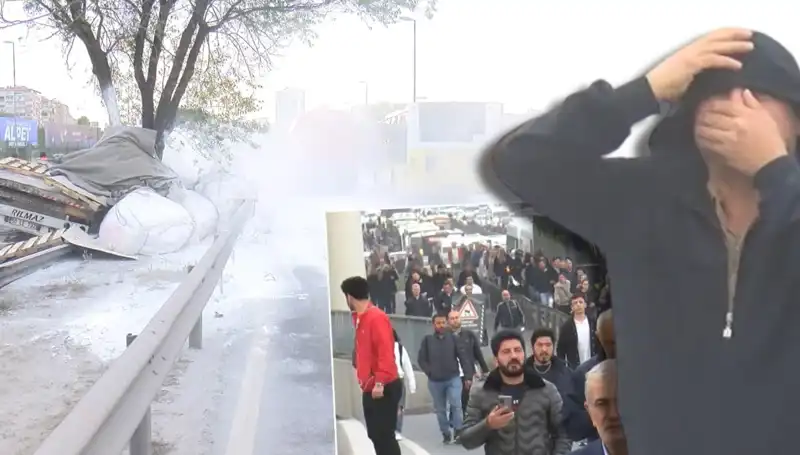 D-100'deki Kaza, Alçı Yüklü TIR Trafiği Kilitledi